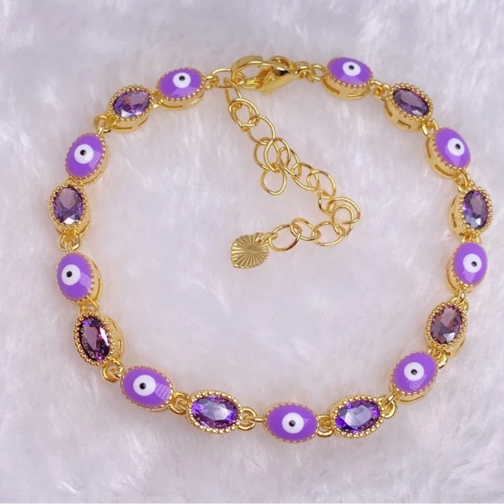 Women’s Bracelet Brand New - Purple Evil Eye